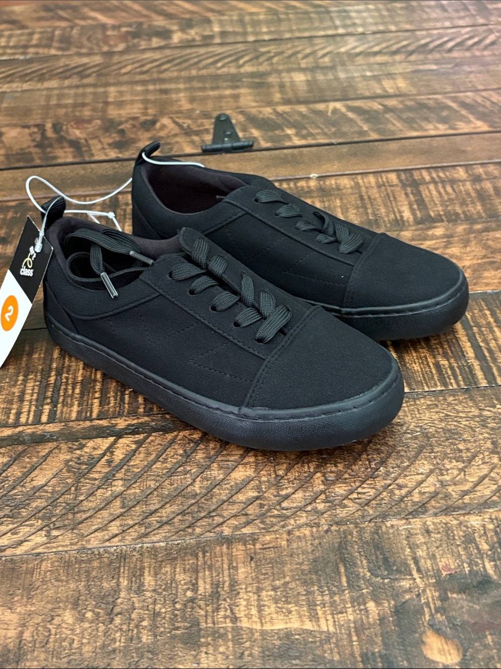 art class Black Low-Top Kids' Canvas Sneakers